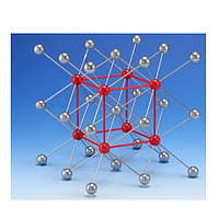 PHYWE 40015-00 ແບບຈໍາລອງ Crystal-Lattice Cesium Chloride (1 : 250 million)
