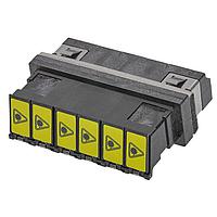 Molex 106121-0217 ຕູ້ຕໍ່ແບບ Fiber Optic LC/UPC Adp ຫ້າພອດ ສີດຳ ເຄຣມິກ (EMI) ຕົວຮ່າງ ເຄຣມິກ ສະເລີຍອັດຕະໂນມັດ ຂະໜາດນ້ອຍ