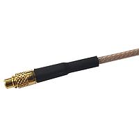 Adam Tech CA-DKCA1-153L3-EPEP ເສັ້ນສາຍ Coaxial CBL ASSY MMCX PLUG RG178 6.024"