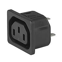 Schurter 3-101-689 ປຸ່ມອອກ 10A APP OUTLET 2.0mm SNAP-IN W/O LITEPIP
