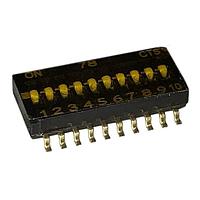 CTS Electronic Components 218-10LPSTR ສະຫນາມສະລັບ DIP 10 ສ່ວນສະລັບ SPST