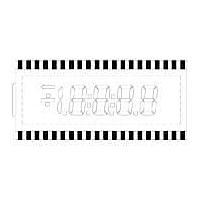 Lumex LCD-S4X1C35TR ມູດູນສະແດງຕົວເລກ LCD .35" 4 ຕົວເລກ TN REF