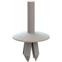 Essentra Components 61PR010510 ພຸດ-ອິນ ຣິເວດ Push Rivet, ຮູ .215, ຄວາມຫນາແຜ່ນ .078-.300
