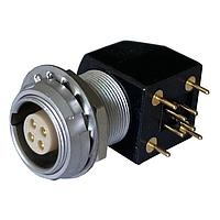 Adam Tech MMI-ES1G03PR-T ປະຕູຍີນຍິງ, ຕິດຕັ້ງບົດບົນແຜ່ນ. 3 ຕຳແໜ່ງ, ກະບອງມີເກືອບ