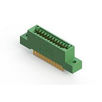 EDAC 345-024-500-202 ມີ Flanges 24P .100" x .200" ສີຂຽວ