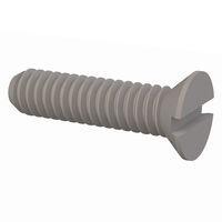 Essentra Components 020080A025 ສະກຣູຫຼັກຫຼັກຊອດ 82 Slotted CSK Screw, #0-80 Thread, 1/4 Lg