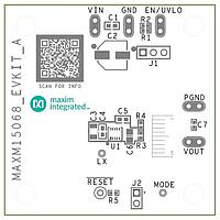 Maxim Integrated MAXM15068EVKIT# ອຸປະກອນຄວບຄຸມແຮງໂປລຕັດ - ອຸປະກອນຄວບຄຸມແຮງໂປລຕັດປ່ຽນແປງ Evkit ສໍາລັບ MAXM15068, ອິນພຸດ 4.5V ຫາ 60V