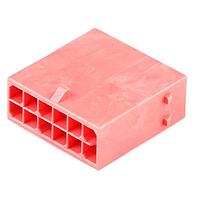 Molex 215922-1221 ປຸ່ມກອງ Micro-Fit+ Versa Color Plug Housing Dual Row 12 Ckts Free Hanging GloWire Red