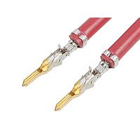 Molex 215342-2221 ສາຍນໍາສົ່ງ Pre-Crimped Lead MINI-FIT JR. M-M 75MM 16 AWG RD Au