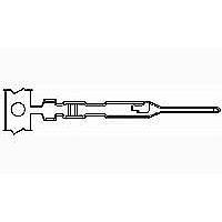 AMP Connectors - TE Connectivity 5-104505-4 (Cut Strip) ປິນຕິດຕໍ່ 26-22 PHBZ/AU ຕັດສະຕຣິບ 100 ຊິ້ນ
