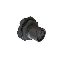 Amphenol SINE Systems RTS710ND3S03 ຕົວເຊື່ອມຕໍ່ Receptacle, Jam Nut SZ10
