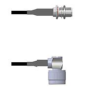 Amphenol Custom Cable Q-1X02F0008018i ສາຍສະບັບ RF N-SJB/N-RP RG58 18I