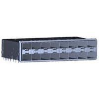 AMP Connectors - TE Connectivity 2169788-5 ຕູ້ຕໍ່ຕ່າງ I/O SFP+ Assy 2x8 Gskt 4 Lp Sn