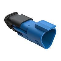 Amphenol SINE Systems AT04-3P-SR01BLU ປະຕູຮັບ 3 ຕຳແໜ່ງ, ປະຕູຮັບ, ກະແຈ, SR01 ການປົກປ້ອງການຍືນຢືນ (ການປິດມາດຕະຖານ), ຮ່າງສີຟ້າ