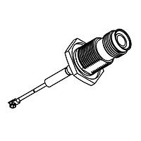 Molex 89761-8111 ສາຍສັ້ນ RF Cable Assemblies CA TNCJ RP BLKHD IP68/U.FL 1.37