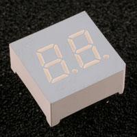 Kingbright DA03-11EWA ຈຸດສະແດງຕົວເລກ HI EFF ແດງກະຈາຍ 2 ໂຕເລກ