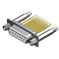 Molex / FCT 173109-1538 ຕົວເຊື່ອມ D-Sub - ຄວາມໜາ້ຄວາມຖືກມາດຕະຖານ FCT DSUB STR PC RCPT 37 PN W/SNAPIN