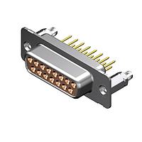 Molex / FCT 173109-0239 ຕົວເຊື່ອມ D-Sub - ຄວາມໜາໝັ້ນມາດຕະຖານ FCT DSUB STR PC 9P RCPT W/SNAPIN M3