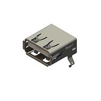 EDAC 690A104-223-420 ຕົວເຊື່ອມ USB Type A ຮ່າງສັ້ນ USB Type-A Au ການຄຸມຄອງກະດານຟລາຊແບບມຸມຂວາ PBT ຕົວປ້ອງກັນ wht