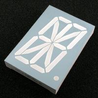 Kingbright PSA23-11GWA ຈໍສະແດງຜົນ LED 2.3" ສີຂຽວ 568nm ຕົວເລກຕົວອັກສອນດ່ຽວ