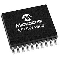 Microchip Technology ATTINY1606-SNR MCUs 20MHz, 16KB, SOIC20, Ind 105C, ສີຂຽວ, T&R