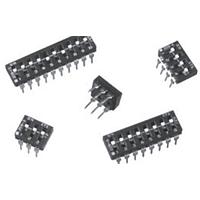 CTS Electronic Components 209-2ESD ສະຫນັບ DIP ຜ່ານຮູ, DIP SWITCH ທອງ, 2-ຂາ, ຕົວກະທົບຍາວ, ການປິດທ້າຍ, ແບບຂາສົງ