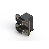 EDAC 662-009-364-007 ຕູ້ສະຫນອງ Dual Port D-Sub ມຸມຂວາ ຕູ້ສະຫນອງ Dual Port D-Sub