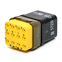 DEUTSCH - TE Connectivity DMC-MD42B23-01 ຕົວເຊື່ອມຕໍ່ MIL Spec ແບບສະແດງສີ່ມົນ DMC-M 2MOD RECP SHLD BLK NI