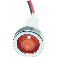 Mallory Sonalert FL1P-10NW-1-Y2V ອິນດິເຄເຕີ LED YEL 10MM NUT 2VAC/DC