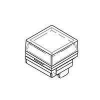 NKK Switches AT3183JB ຝາປີ້ງລົງ KP04 ILLUM PUSHBUTTON CAP