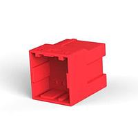 AMP Connectors - TE Connectivity 1-1981971-2 ປລັກ GIC2.5W ກອງປົກຄຸມ CAP 8POS 2ROW ແດງ