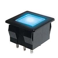 Well Buying L-E1WNG3R3Q ປຸ່ມກົດ LED Pushbutton Switch PUSH SW SPDT ON-(ON) ເຂັ້ມ/ແດງ LED