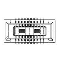 Hirose Electric DF40TC(4.0)-20DS-0.4V(58) ບອດມາວນທ໌ BOARD TO FPC CONN, RCPT, 20POS