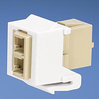 Panduit NKHDLCMIW ຕູ້ຕໍ່ແບບເສັ້ນແສງ Fiber Optic Connectors NK HORZ Multimode LC Adapt M
