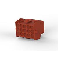AMP Connectors - TE Connectivity 1-480711-1 ກອງຮັບສະຕິກ CAP 15P BROWN