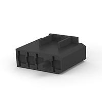 AMP Connectors - TE Connectivity 521066-1 ກອງຮັບ Housing HSG, RCPT FAST 250 6/6 BLK