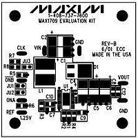 Analog Devices MAX1709EVKIT ຊຸດທົດລອງຕົວຄວບຄຸມແຮງໂຮງແຟງ - ຕົວຄວບຄຸມສະຫວັດໄຟ MAX1709 (4A, ສະຫງວນຕ່ຳ, ສູງ-Fr)