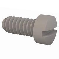 Essentra Components 010632F031 ກຸງສະກຸນເຄື່ອງຈັກ Fillister Slotted Screw, #6-32 Thread, 5/16 Lg
