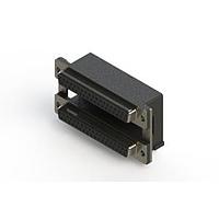 EDAC 662-037-264-00C ຕູ້ສະຫນອງ Dual Port D-Sub ມຸມຂວາ ຕູ້ສະຫນອງ Dual Port D-Sub