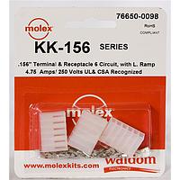 Molex 76650-0098 ຊຸດຕໍ່ຕໍ່ KK-156 Connector Kit Recep and term 6Ckt