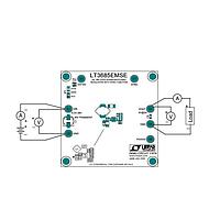 Analog Devices DC1167A ບົດທົດສອບຕົວຄວບຄຸມແຮງດັບໄຟຟ້າ - ຕົວຄວບຄຸມແຮງດັບໄຟຟ້າປ່ຽນແປງ LT3685EMSE Demo Board - 38V, 2A, 2.4MHz