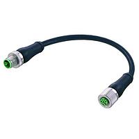 HARTING 21343233544015 ເສັ້ນສາຍເຊນເຊີ / ເສັ້ນສາຍອັກຊວເຕີ M12 K-cod 4+PE st/st m/f PUR 1,5m