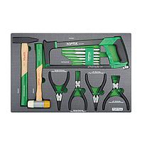 TOPTUL GED1323 ຄ້ອນ, Punch, Hacksaw &amp; Pliers Set (13 pcs)