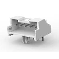 AMP Connectors - TE Connectivity 1744426-5 ການປະກອບຮູບພາບຫົວຂອງ Shrouded Header EP 2.5 RA, 5 Pos.