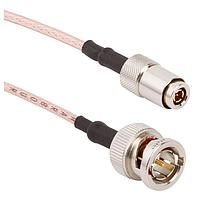 Amphenol RF 095-850-201-180 ການປະກອບສາຍ RF 1.0/2.3 Strt Plg ເຖິງ BNC Strt Plg 180in