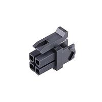 Molex 172952-0402 ຮູງຮັບ Receptacle Housing Micro-Fit TPA RECEP 4CKT DUAL ROW GW ສີດຳ