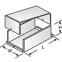LMB Heeger 135-PTD ກອງລົດ INTERLOCKING CHASSIS ສີເທາ 5.25X3X2.125"