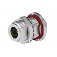 Radiall R191334000 ຕົວແປງ RF - ລະຫວ່າງຊຸດ N FEMALE BULKHEAD - SMA FEMALE STRAIGHT PANEL SEAL+ INTERNAL ADAPTER