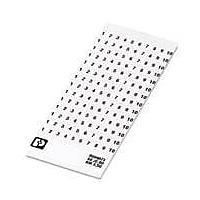 PHOENIX CONTACT 0804073:0001 ບັດແມ່ນຂ້າມ, ປ້າຍຊື່ SK 3,5/2,8 FORTL.ZAHLEN 1-10