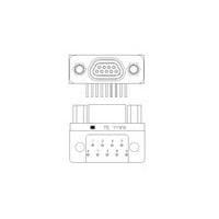 DEUTSCH - TE Connectivity 1-1532258-1 ຂໍ້ມູນ Micro-D D-Sub Connectors M83513/13-A03NN = MC KS-N1-B-9SRT1B